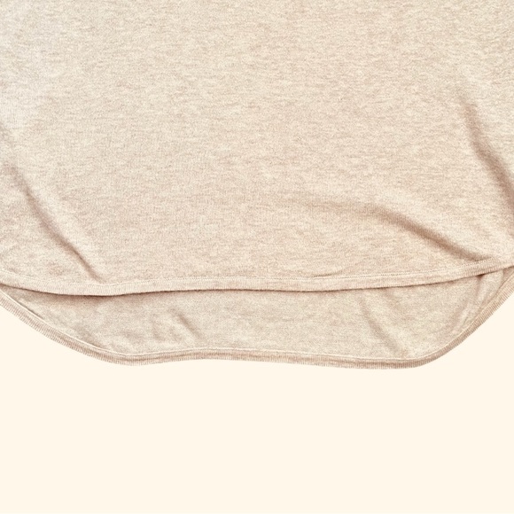 Copper Key cardigan minimalist loose oatmeal/cream long sleeves Women’s S - Picture 4 of 13